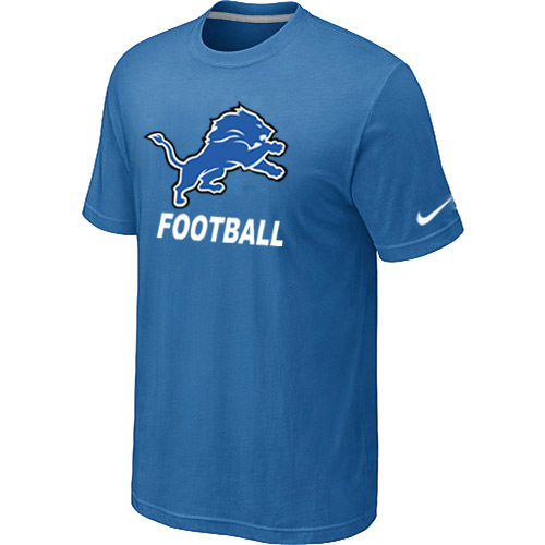 Mens Detroit Lions Nike Facility T-Shirt light Blue 