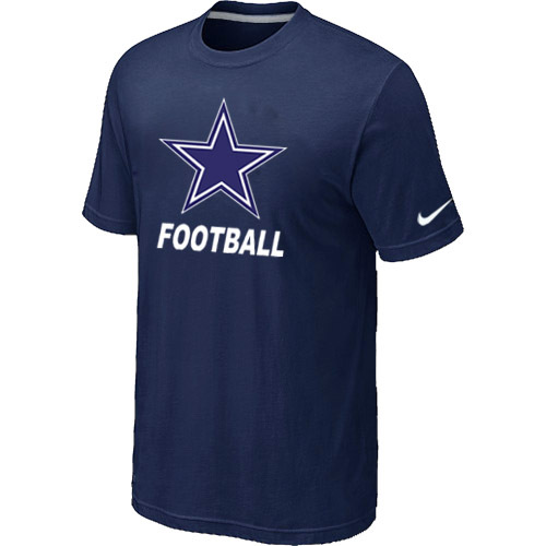 Mens Dallas cowboys Nike Facility T-Shirt D.Blue 