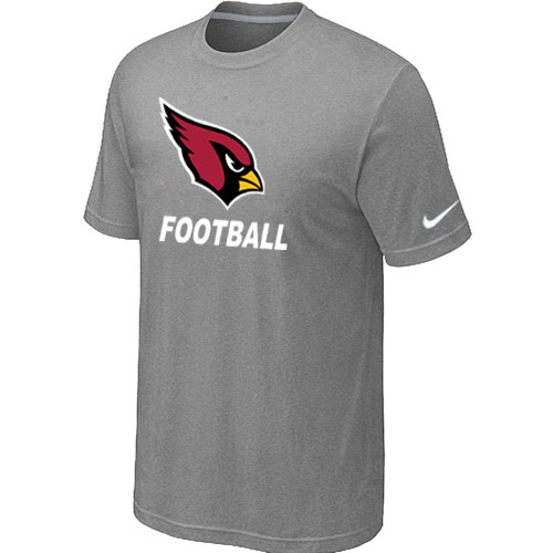 Mens Arizona Cardinals Nike Cardinal Facility T-Shirt L.Grey 