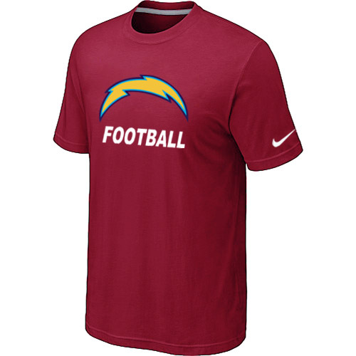 Mens San Diego Charger Nike Cardinal Facility T-Shirt Red 