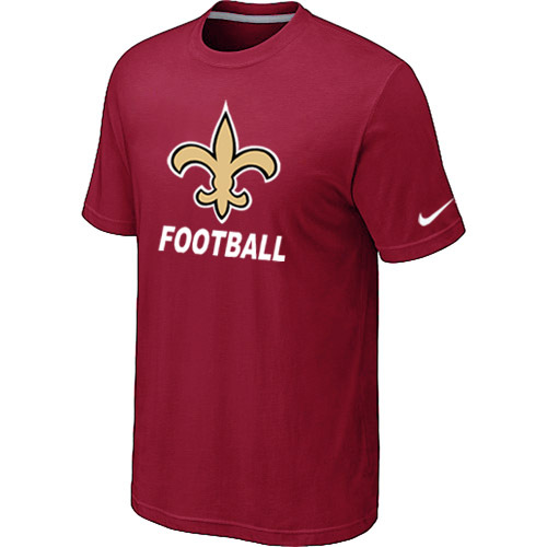 Mens New Orleans Saints Nike Cardinal Facility T-Shirt Red