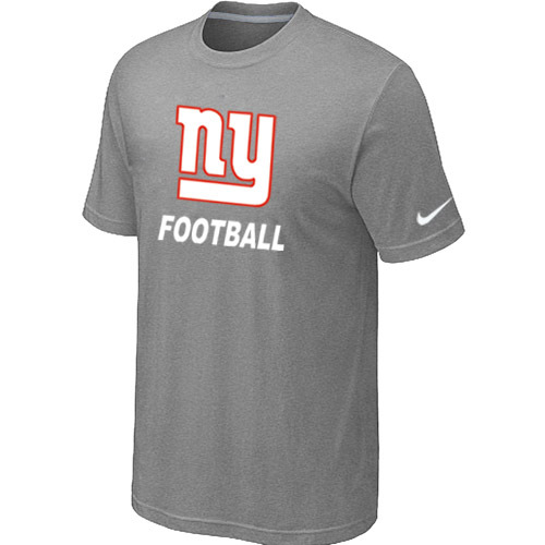 Mens New York Giants Nike Cardinal Facility T-Shirt L.Grey