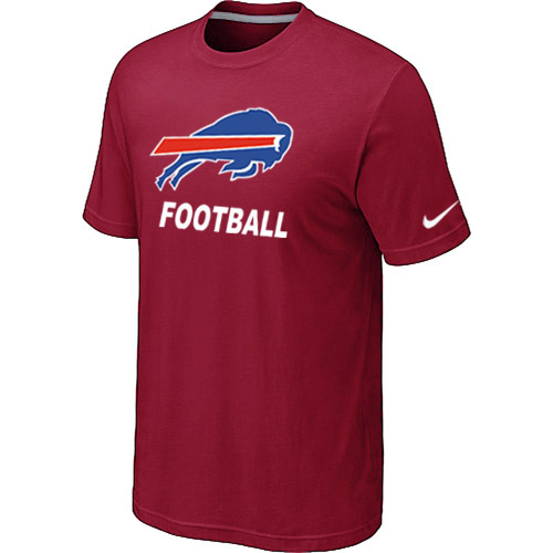 Mens Buffalo Bills Nike Cardinal Facility T-Shirt Red 