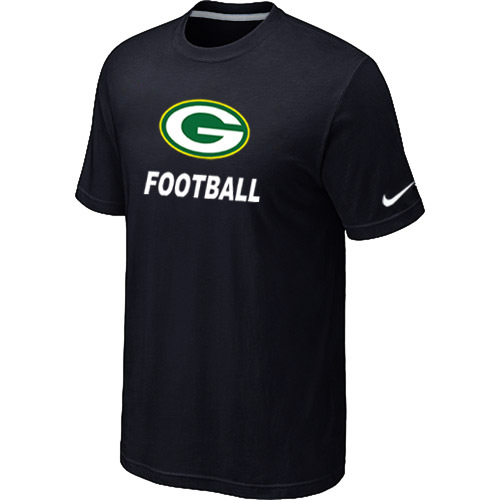 Mens Green Bay Packers Nike Cardinal Facility T-Shirt Black 