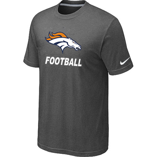 Mens Denver Broncos Nike Facility T-Shirt D.Grey 