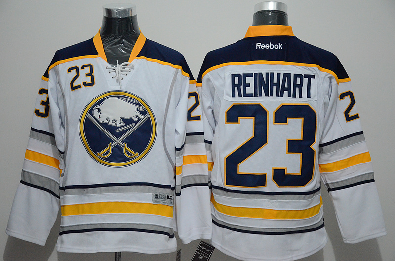 NHL Buffalo Sabres #23 Reinhart White Jersey
