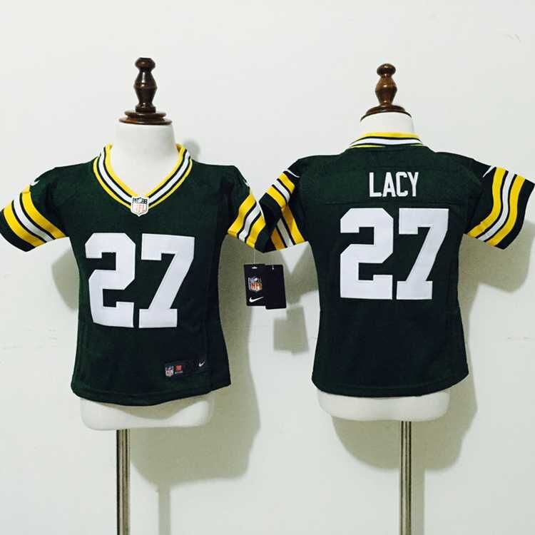 Nike NFL Green Bay Packers #27 Lacy Green Kids Jersey 2-5T