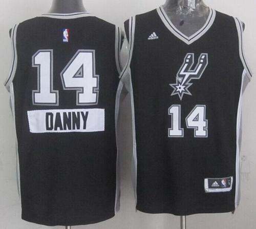 San Antonio Spurs #14 Danny Green Black NBA Jersey