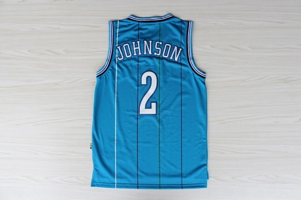 NBA Charlotte Bobcats #2 Johnson Blue Jersey