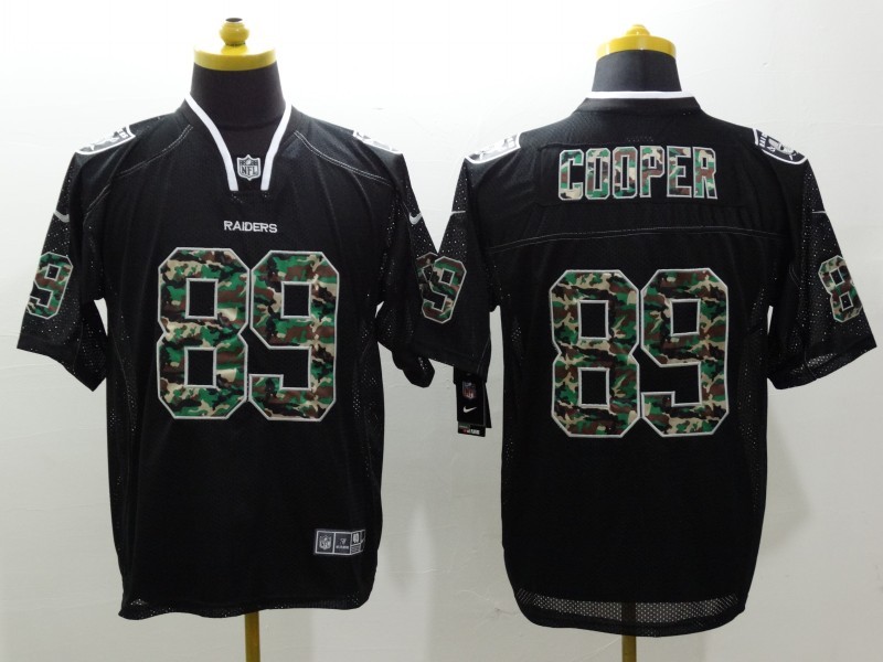 Nike Oakland Raiders #89 Cooper Black Camo Jersey