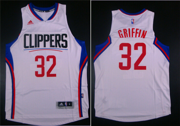 2015 NBA Los Angeles Clippers #32 Griffin White Jersey