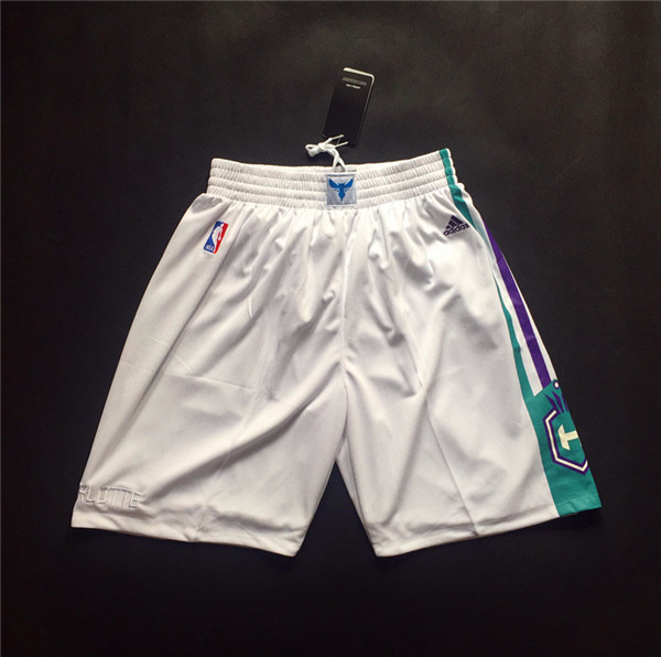 NBA New Orleans Hornets  White Shorts