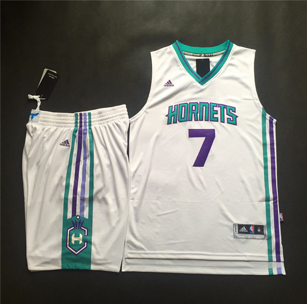 NBA New Orleans Hornets #7 Lin White Jersey Suit