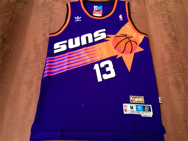 NBA Phoenix Suns #13 Nash Purple Jersey