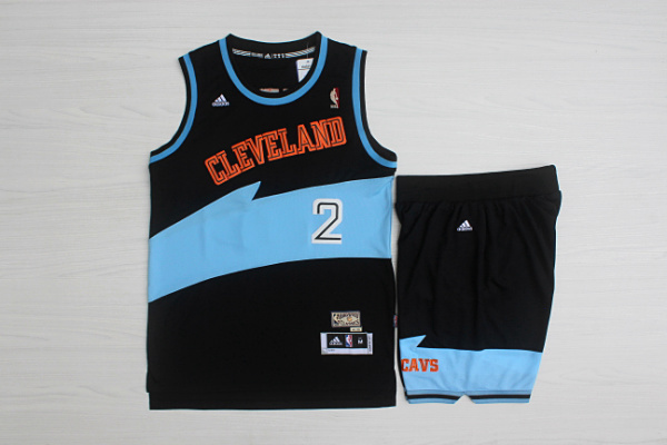 NBA Cleveland Cavaliers #2 Irving Black Jersey Suit