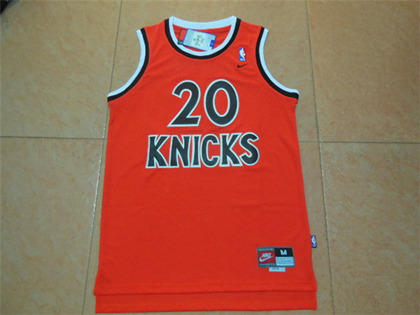 NBA New York Knicks #20 Houston Red Jersey