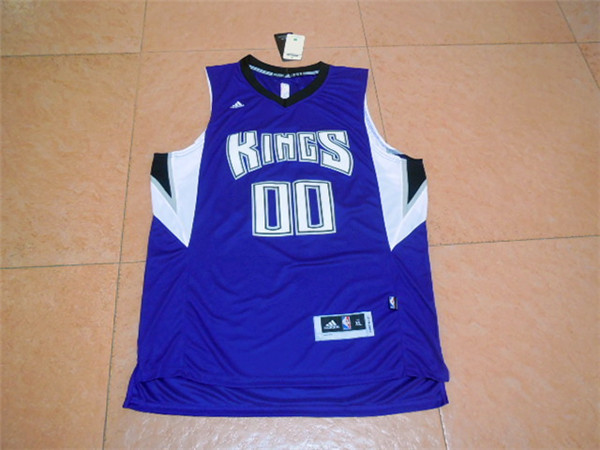 NBA Sacramento Kings #00 Cauley Stein Blue Jersey