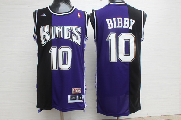 NBA Sacramento Kings #10 Bibby Purple Jersey