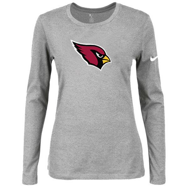 Nike Arizona Cardinals Womens Of The City Long Sleeve Tri-Blend T-Shirt - L.Grey