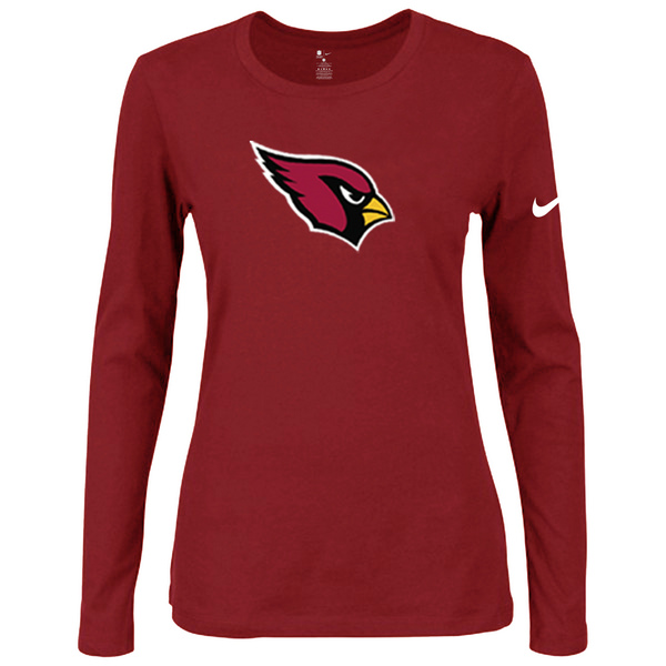 Nike Arizona Cardinals Womens Of The City Long Sleeve Tri-Blend T-Shirt - Red