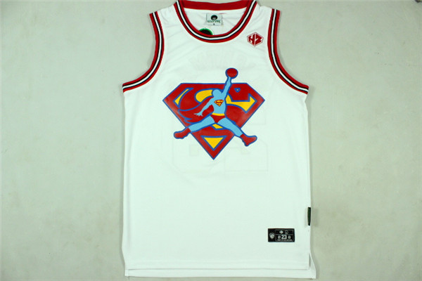 NBA Chicago Bulls #23 Jordan White Superman Jersey