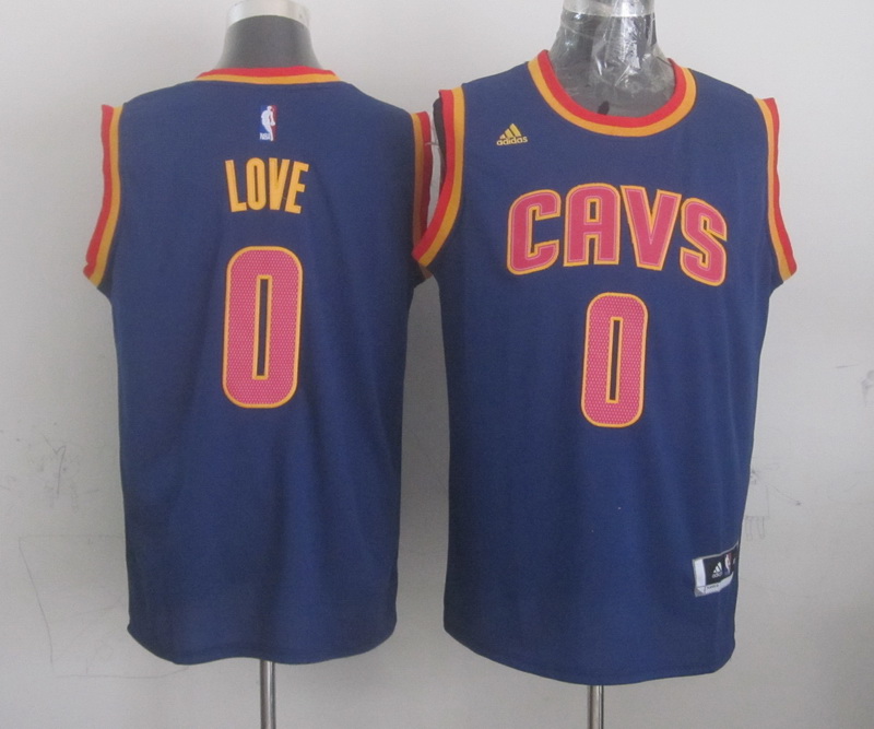 NBA Cleveland Cavaliers #0 Love Blue Jersey