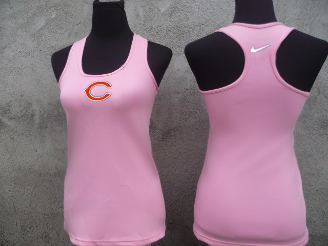Nike NFL Chicago Bears Women Pink Tank Top