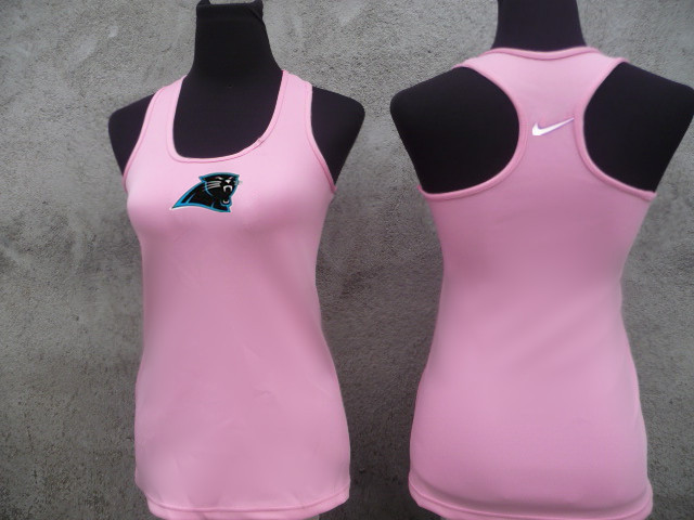 Nike Carolina Panthers Women Pink Tank Top