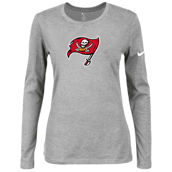 Nike Tampa Bay Buccaneers Womens Of The City Long Sleeve Tri-Blend T-Shirt - L.Grey