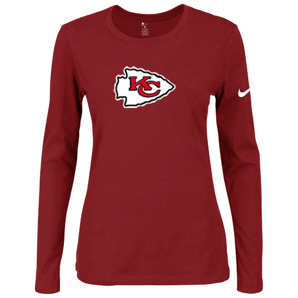 Nike Kansas City Chiefs Womens Of The City Long Sleeve Tri-Blend T-Shirt - Red