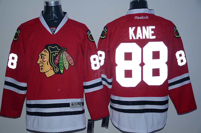 NHL Chicago Blackhawks #88 Kane Lighting Jersey