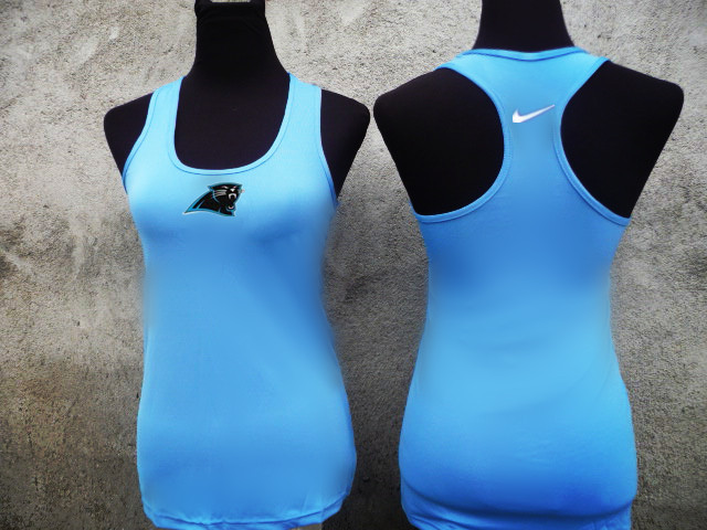 Nike Carolina Panthers Women Blue Tank Top
