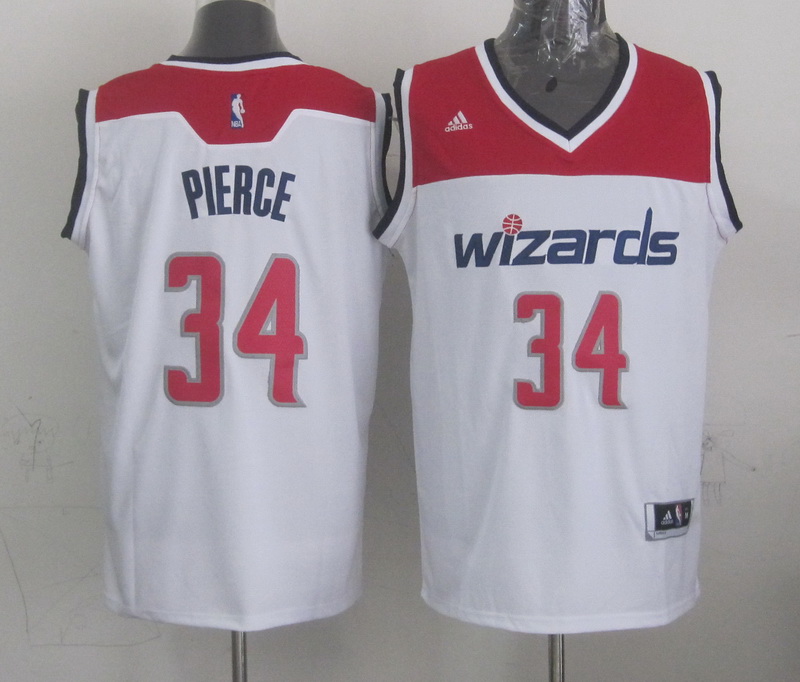 NBA Washington Wizards #34 Pierce White Jersey