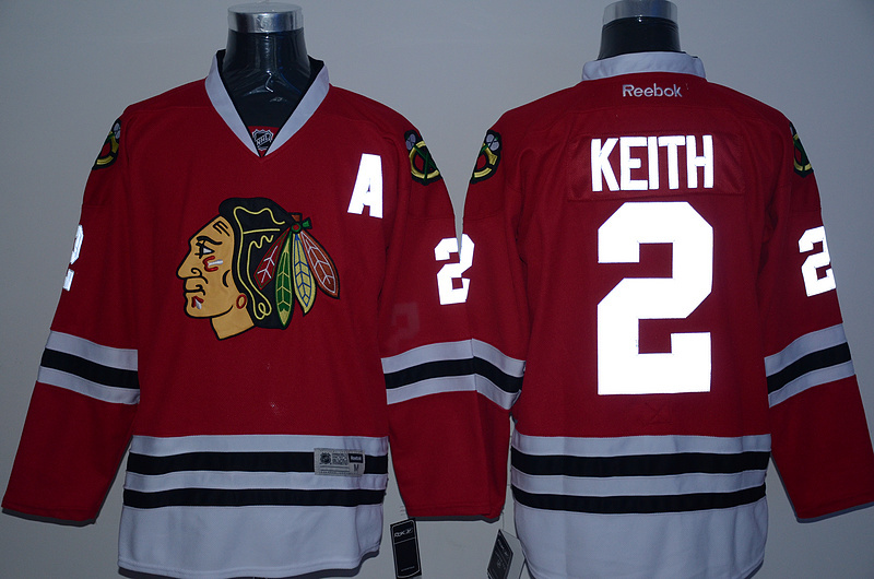 NHL Chicago Blackhawks #2 Keith Lighting Jersey