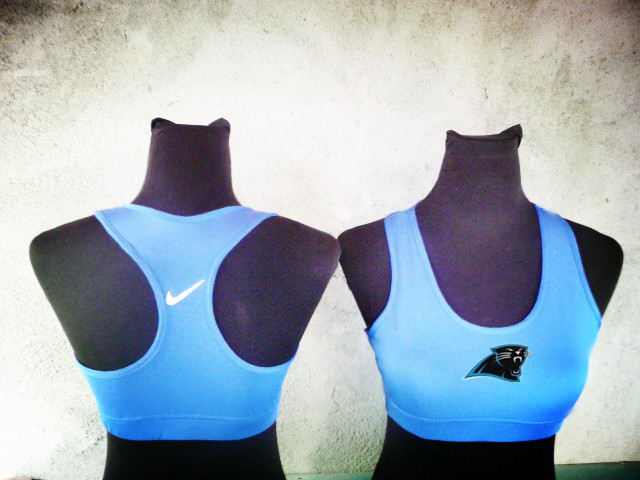 Nike Carolina Panthers Women Tank Top Blue