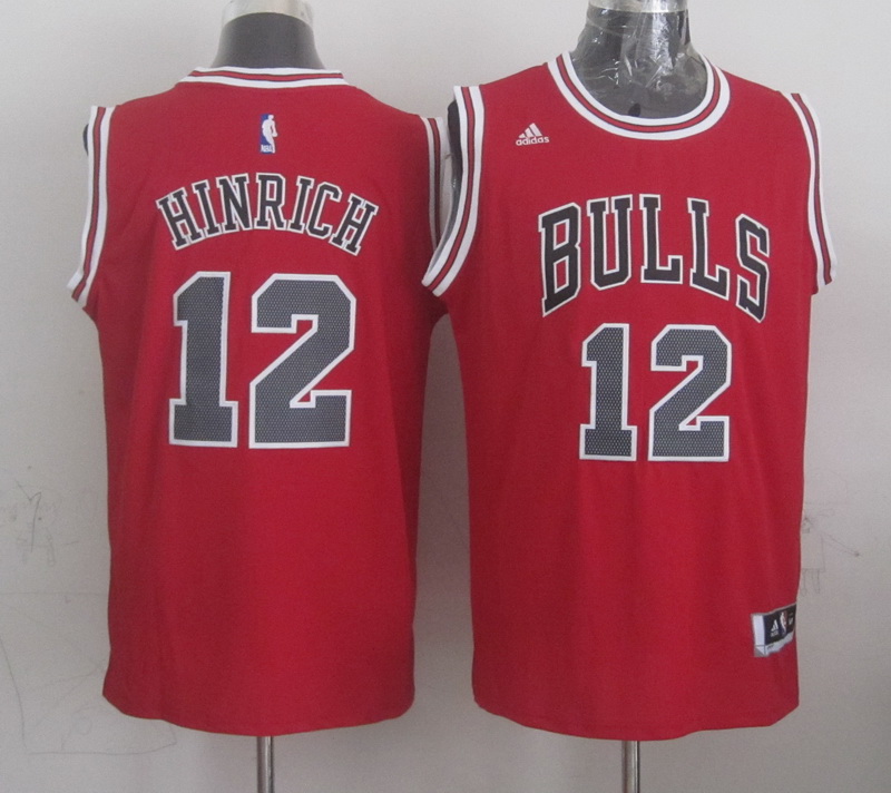 NBA Chicago Bulls #12 Hinrich Red Color Jersey