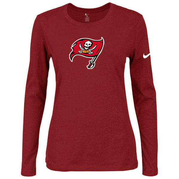 Nike Tampa Bay Buccaneers Womens Of The City Long Sleeve Tri-Blend T-Shirt - Red