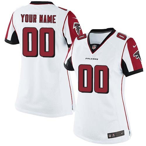 Nike Atlanta Falcons Customized White Women Jersey