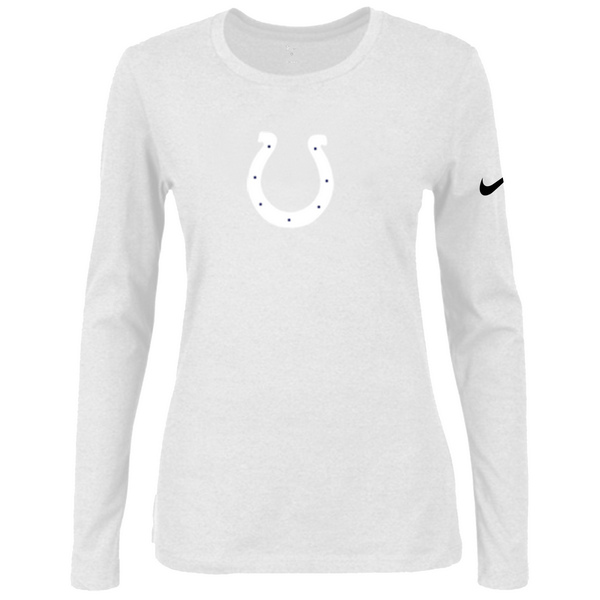 Nike Indianapolis Colts Womens Of The City Long Sleeve Tri-Blend T-Shirt - White