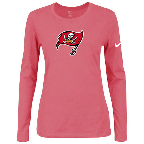 Nike Tampa Bay Buccaneers Womens Of The City Long Sleeve Tri-Blend T-Shirt - Pink