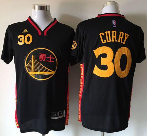 NBA Golden State Warriors #30 Curry Chinese Stitched Jersey