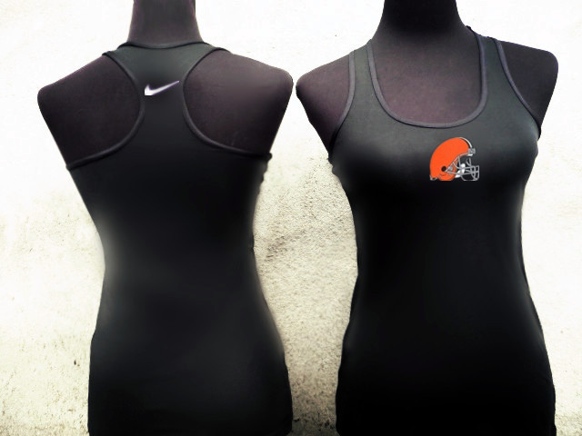 Nike Cleveland Browns Women Black Tank Top