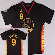 NBA Golden State Warriors #9 Andre Iguodala Swingman Chinese Black Stitched Jersey.jpeg