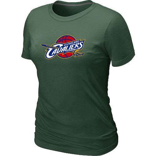NBA Cleveland Cavaliers Green Women T-Shirt