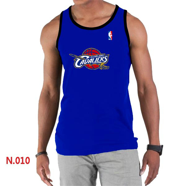 NBA Cleveland Cavaliers Sideline Legend Logo Men Tank Top Blue