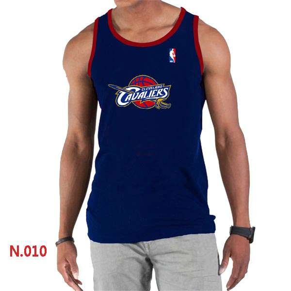 NBA Cleveland Cavaliers Sideline Legend Logo Men Tank Top D.Blue