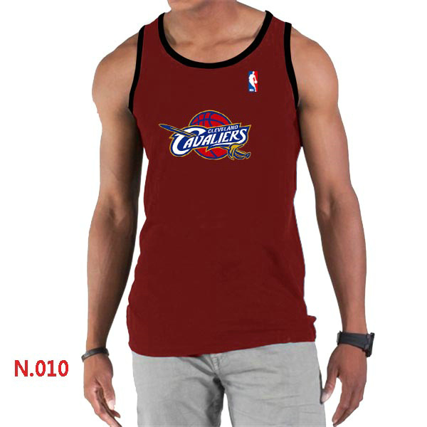 NBA Cleveland Cavaliers Sideline Legend Logo Men Tank Top Red