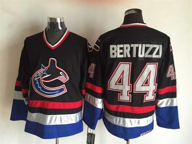 NHL Vancouver Canucks #44 Bertuzzi Black Jersey