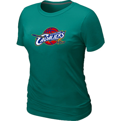 NBA Cleveland Cavaliers Green Color Women T-Shirt