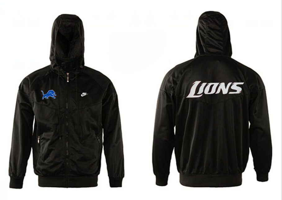NFL Detroit Lions Black Jacket